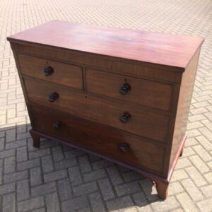 Antique Victorian Mahogany Chest Of Drawers with secret drawer