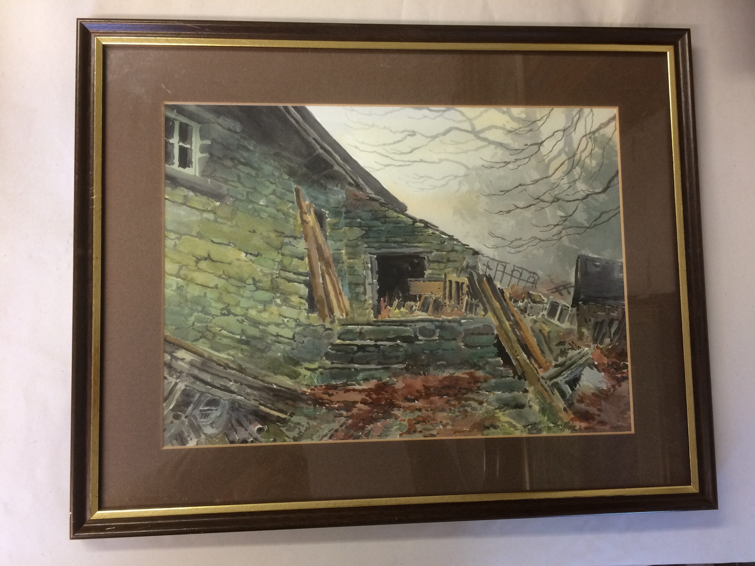 E Grieg Hall watercolour