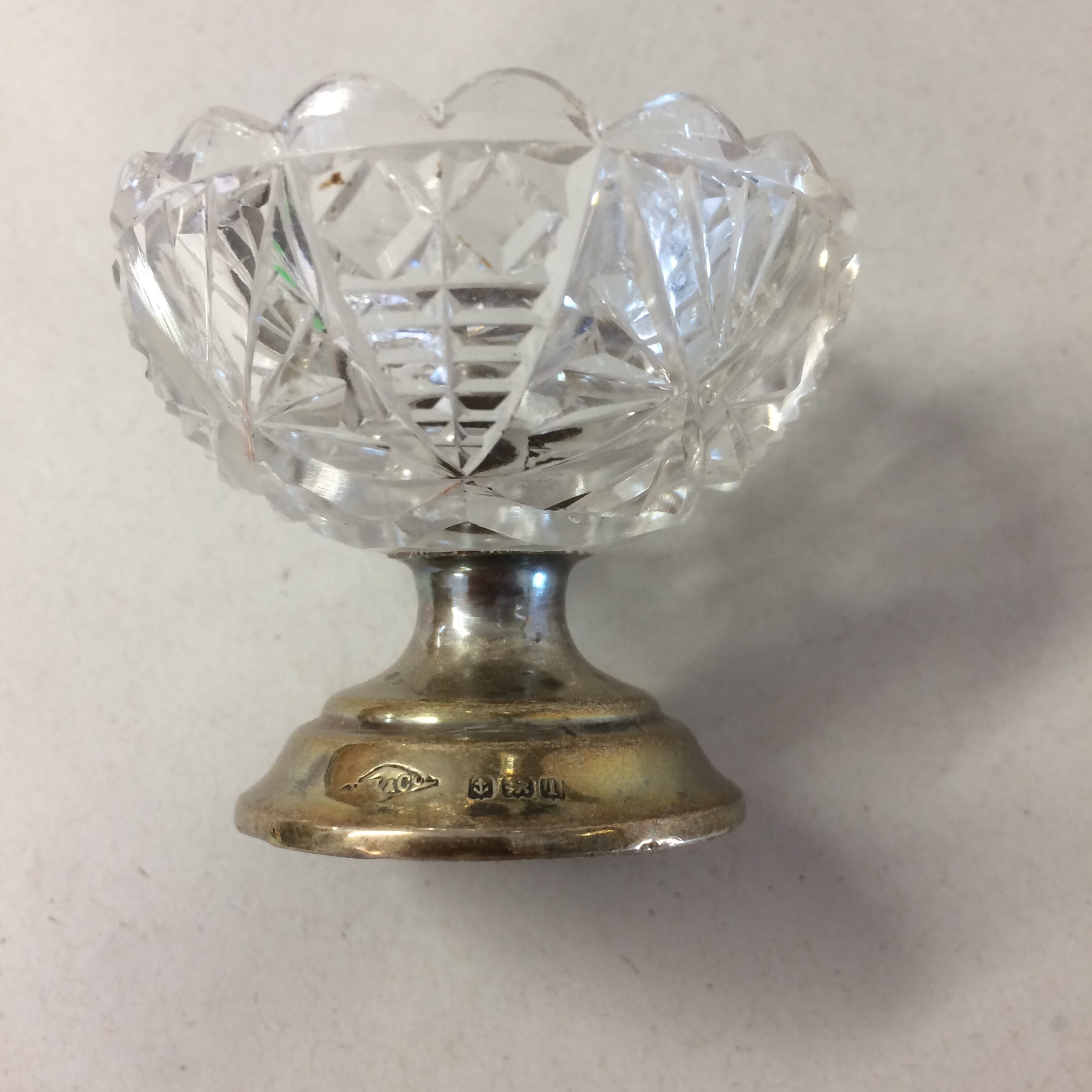 Antique Silver Salt
