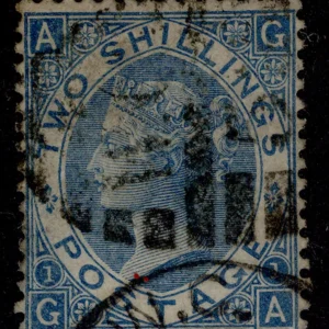 GB QV SG118, 2s dull blue used
