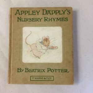 An old copy of a book called Appley Dapply's Nursery Rhymes by Beatrix Potter
