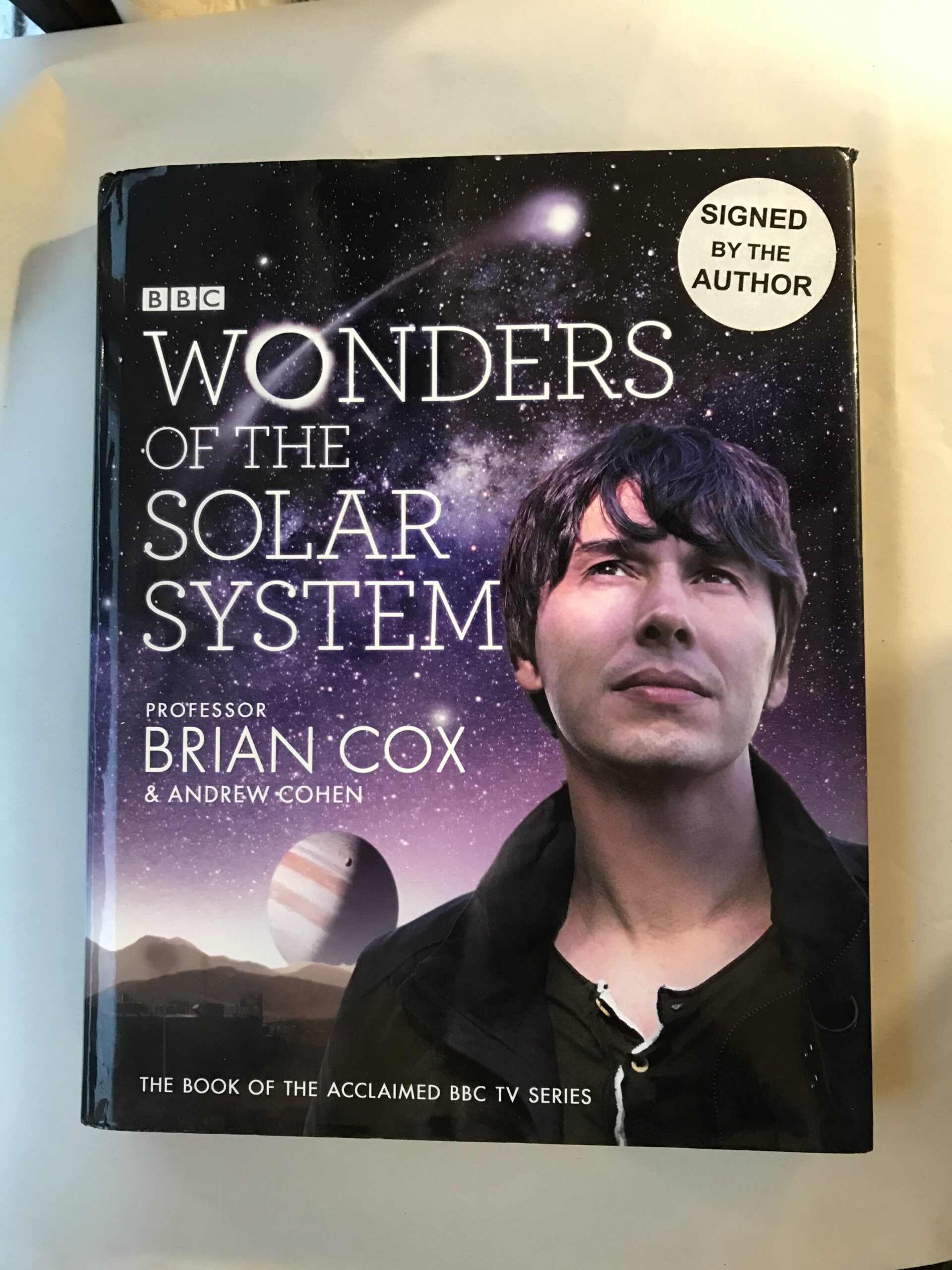 WONDERS OF THE SOLAR SYSTEM By Professor Brian Cox (Hardcover) signed