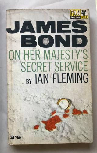 Ian Fleming James Bond Book - On Her Majesty's Secret Service Pan 1965 5th Printing