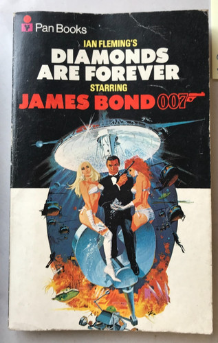 Ian Fleming James Bond Book - Diamonds Are Forever Pan 24th Printing 1971
