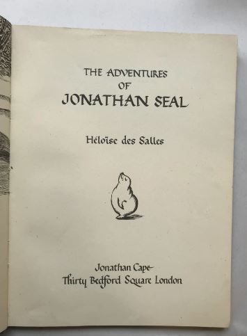The Adventures of Jonathan Seal Heloise Des Salles 1948