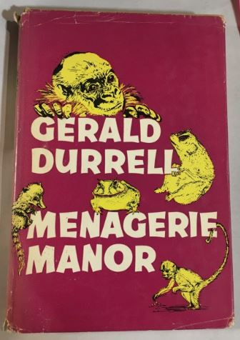 Menagerie Manor by Gerald Durrell 1964 Hardcover Dust Jacket Viking 1965