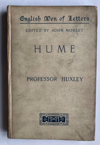English Men of Letters David Hume Professor T H Huxley 1887