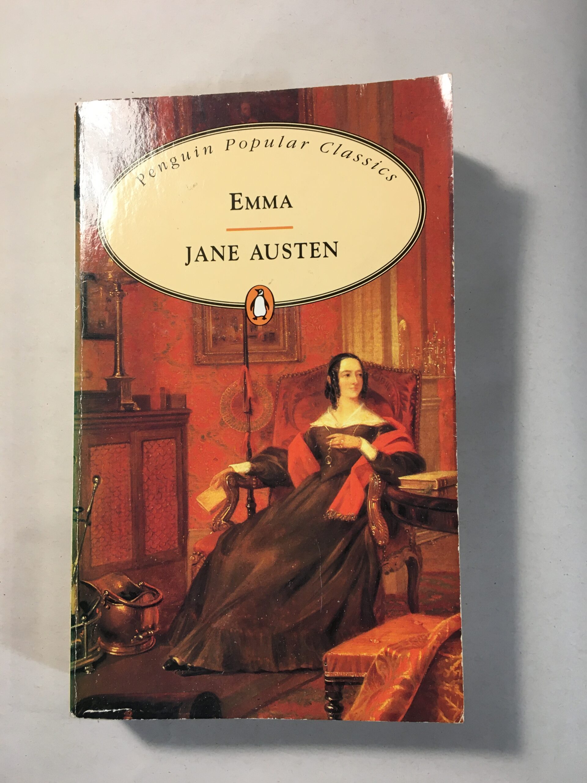 Emma by Jane Austen, published as part of the Penguin Popular Classics series.