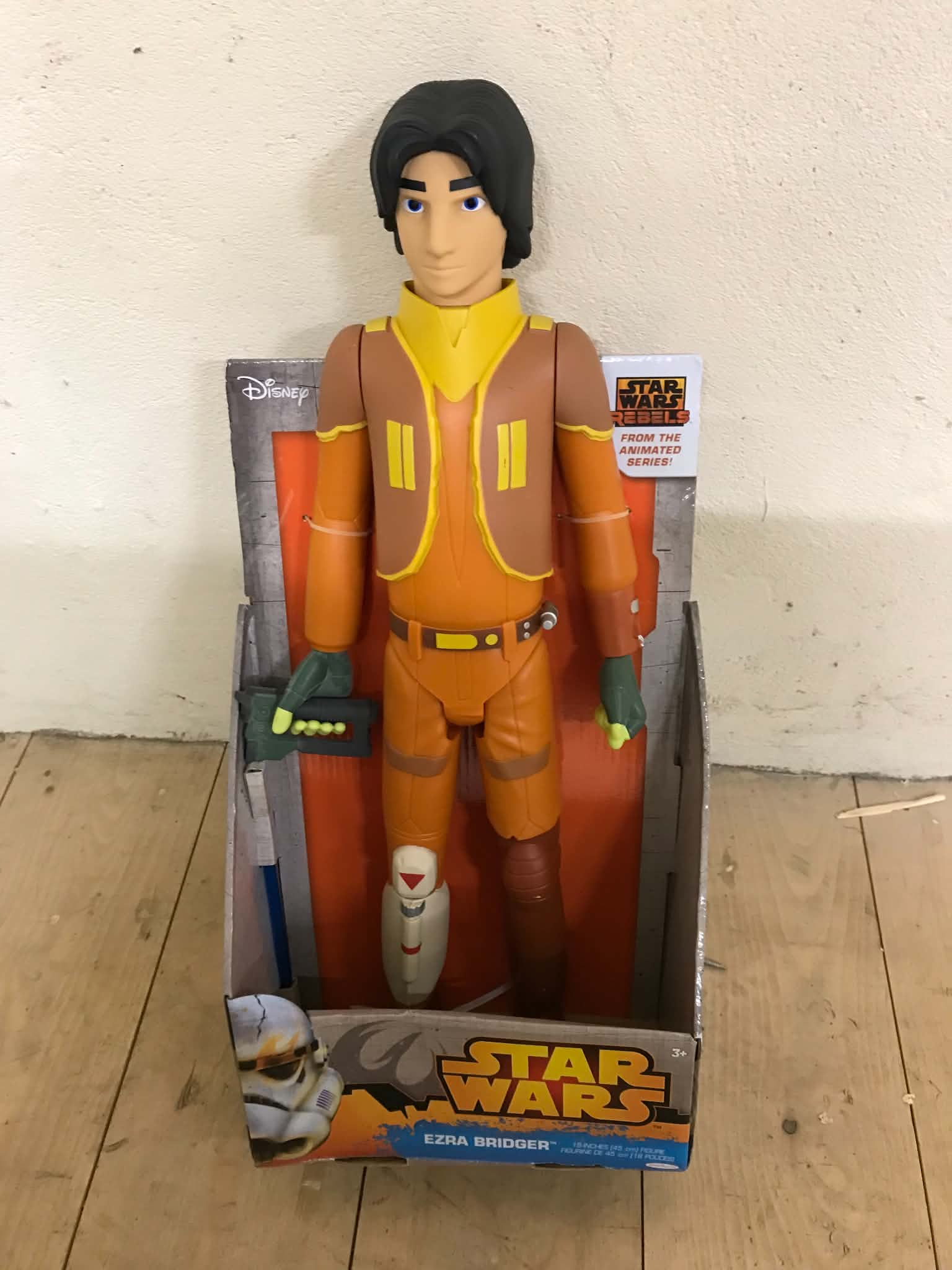 Jakks Pacific 18-inch (often listed as 20-inch) Ezra Bridger action figure from the Star Wars Rebels animated series