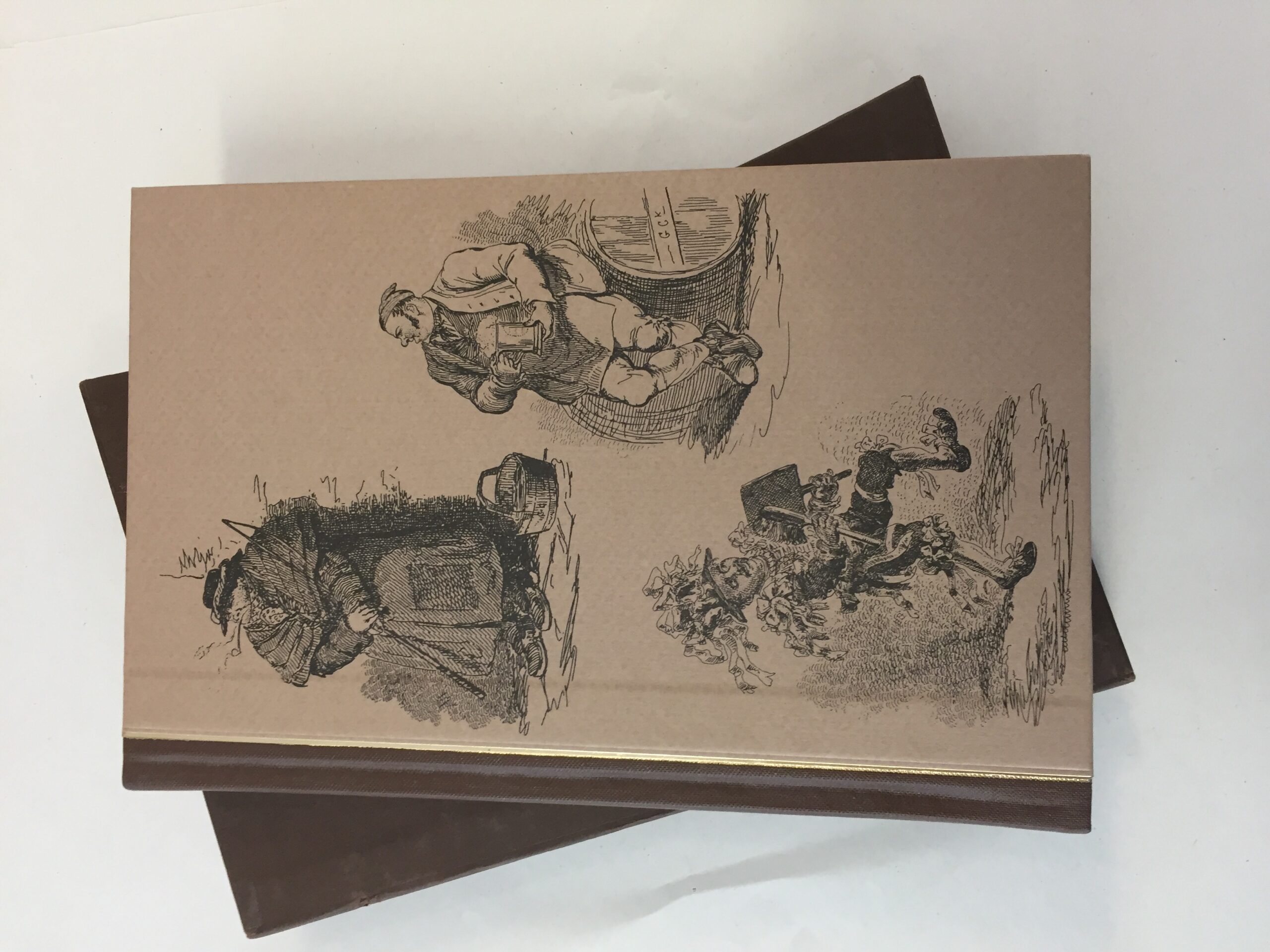 Dickens' London, a collection of essays by Charles Dickens, selected and introduced by Rosalind Vallance It features engravings by George Cruikshank and was published in London by The Folio Society