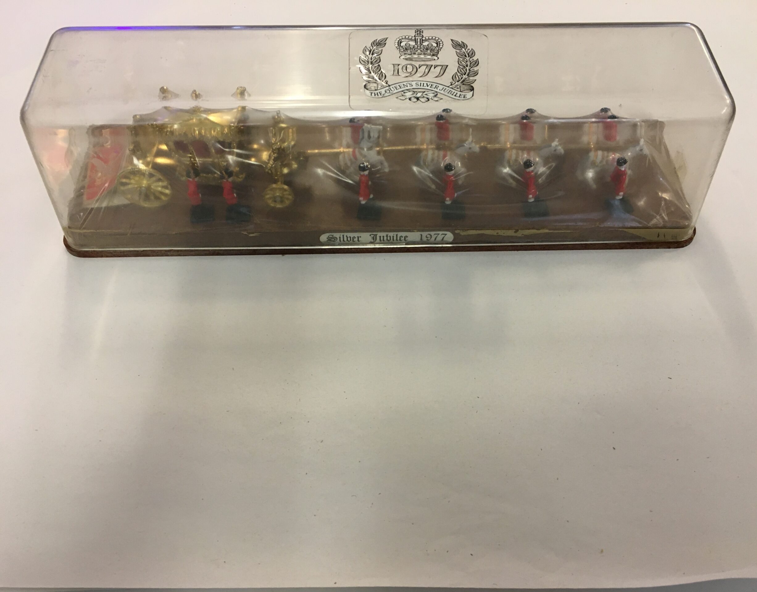Vintage diecast collectible model is the Crescent Toys Royal State Coach