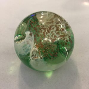 Caithness Glass paperweight, handcrafted by the renowned Scottish art glass studio Caithness Glass