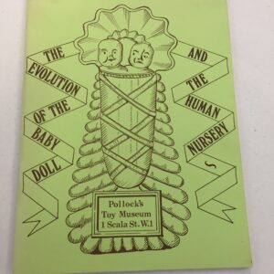The Evolution of the Baby Doll and the Human Nursery" published by Pollock's Toy Museum located at 1 Scala Street, London