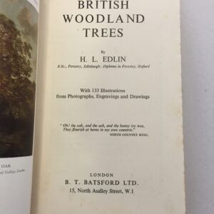 British Woodland Trees H.L. Edlin