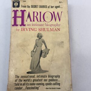 Harlow: An Intimate Biography Irving Shulman Dell Publishing