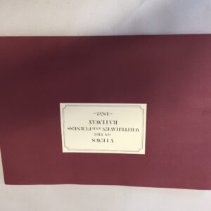 Views on the Whitehaven and Furness Railway – 1852 –", published by Michael Moon's Bookshop