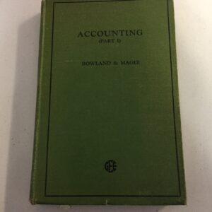 Accounting (Part I) Stanley W. Rowland