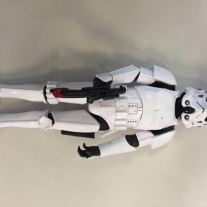 White-and-black Imperial Stormtrooper action figure