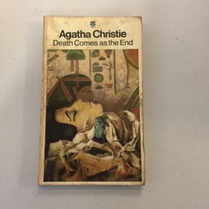 vintage 1970s Fontana Books paperback edition of Agatha Christie's historical mystery novel Death Comes as the End.