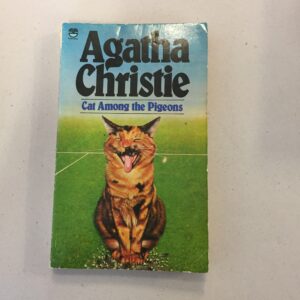 Vintage paperback edition of Cat Among the Pigeons by Agatha Christie, published by Fontana Books