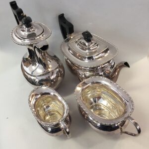 plated tea and coffee set