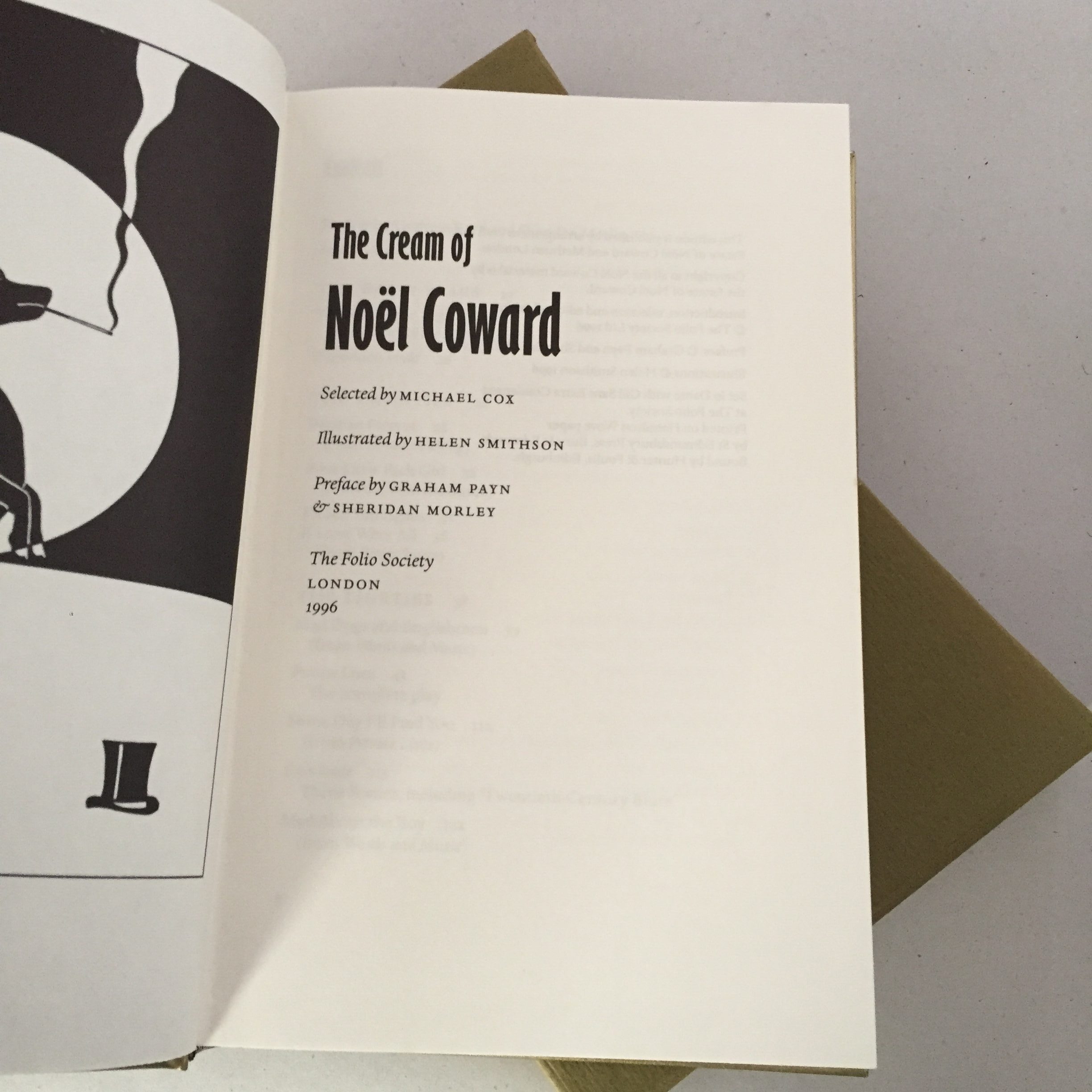 The Cream of Noël Coward, published in London by The Folio Society in 1996.