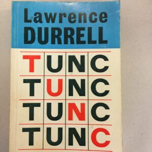 Tunc by Lawrence Durrell, featuring a classic cover design by typographer Bertolt Wolpe