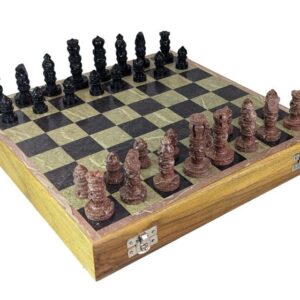 Soap Stone Chess Box 30cm
