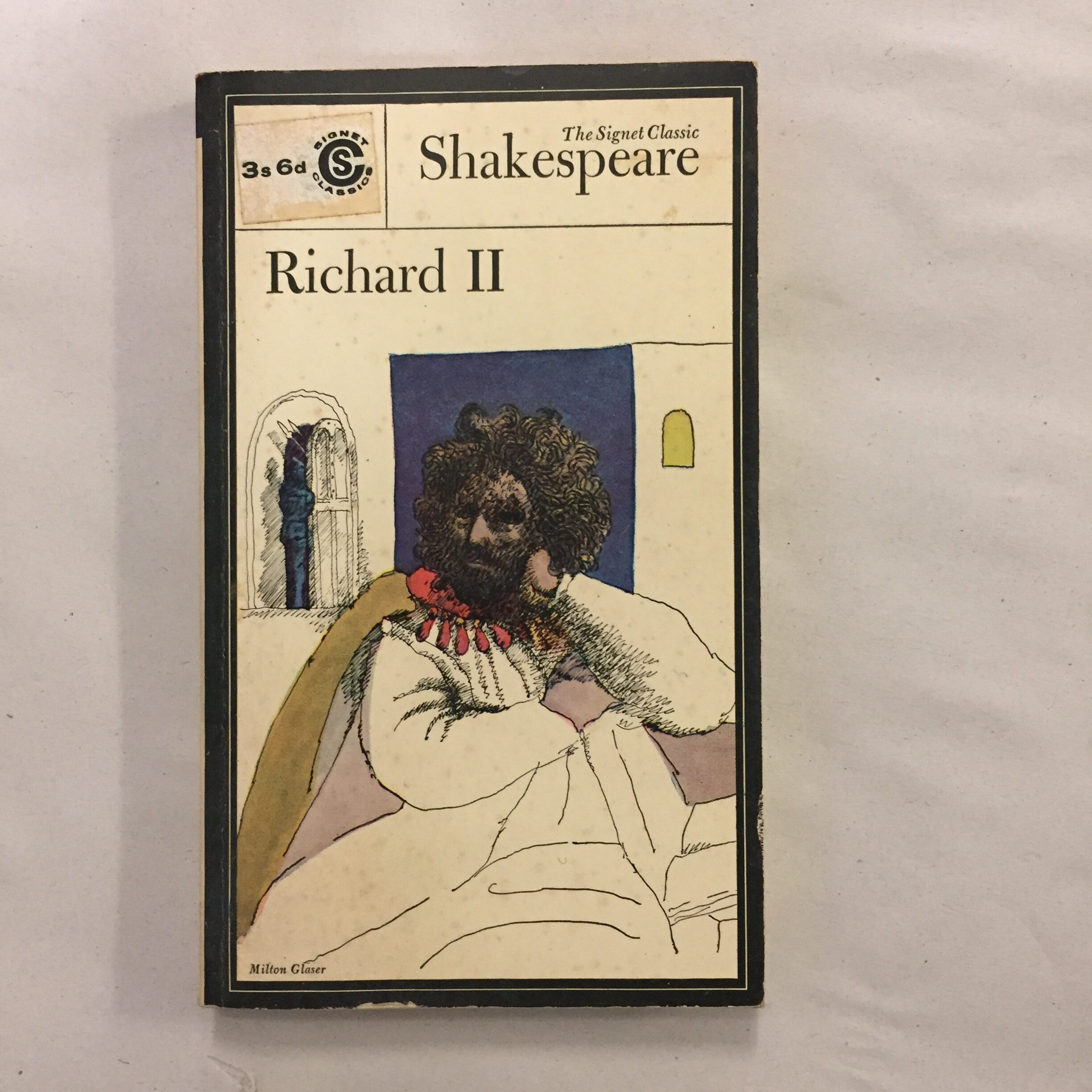 Richard II by William Shakespeare, featuring iconic cover art by the graphic designer Milton Glaser Signet Classics