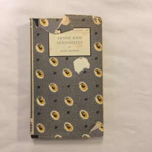 1948 hardcover edition of Sense and Sensibility by Jane Austen, published by Hamish Hamilton in London as part of their collectible The Novel Library series