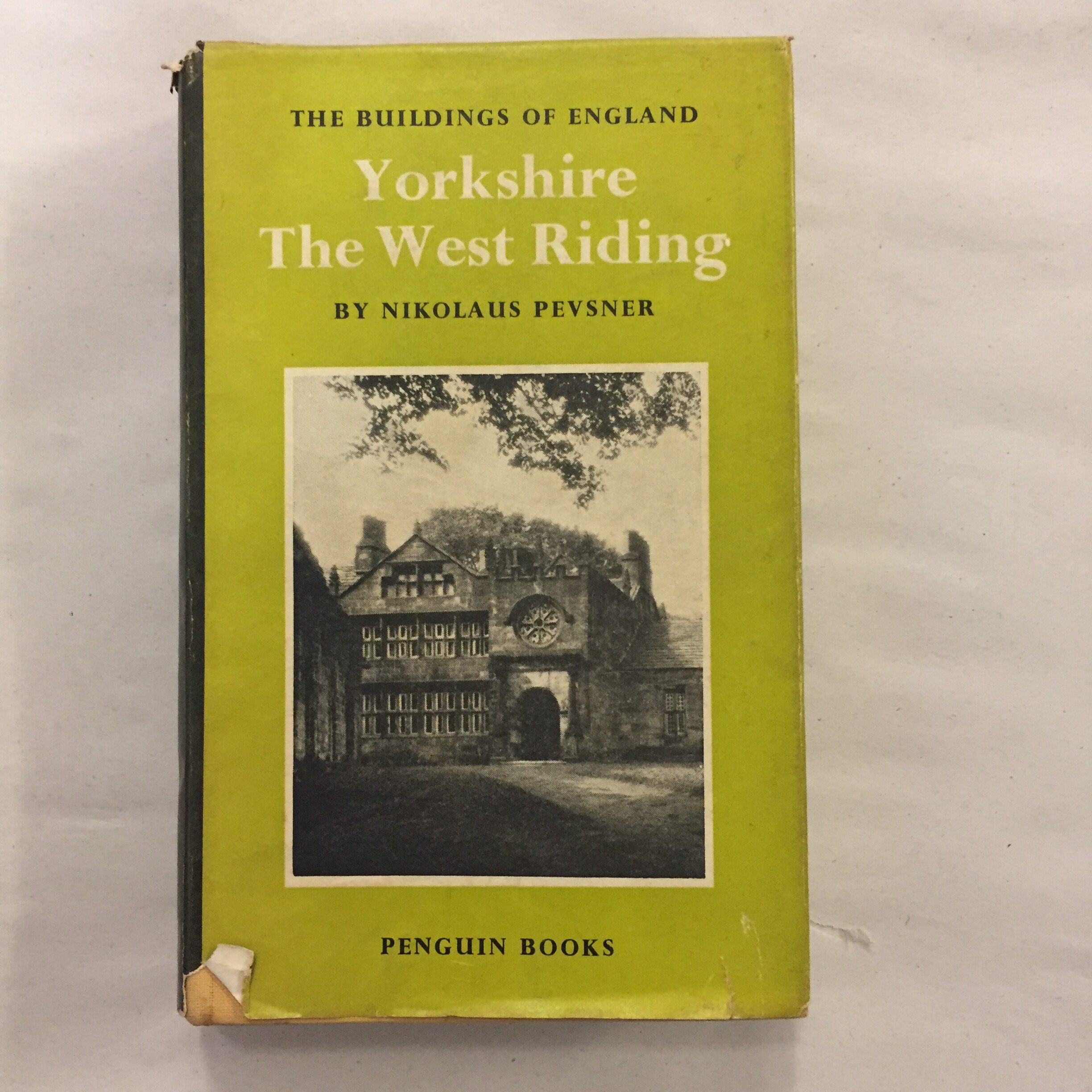 Yorkshire: The West Riding by Nikolaus Pevsner, published as part of The Buildings of England series by Penguin Books