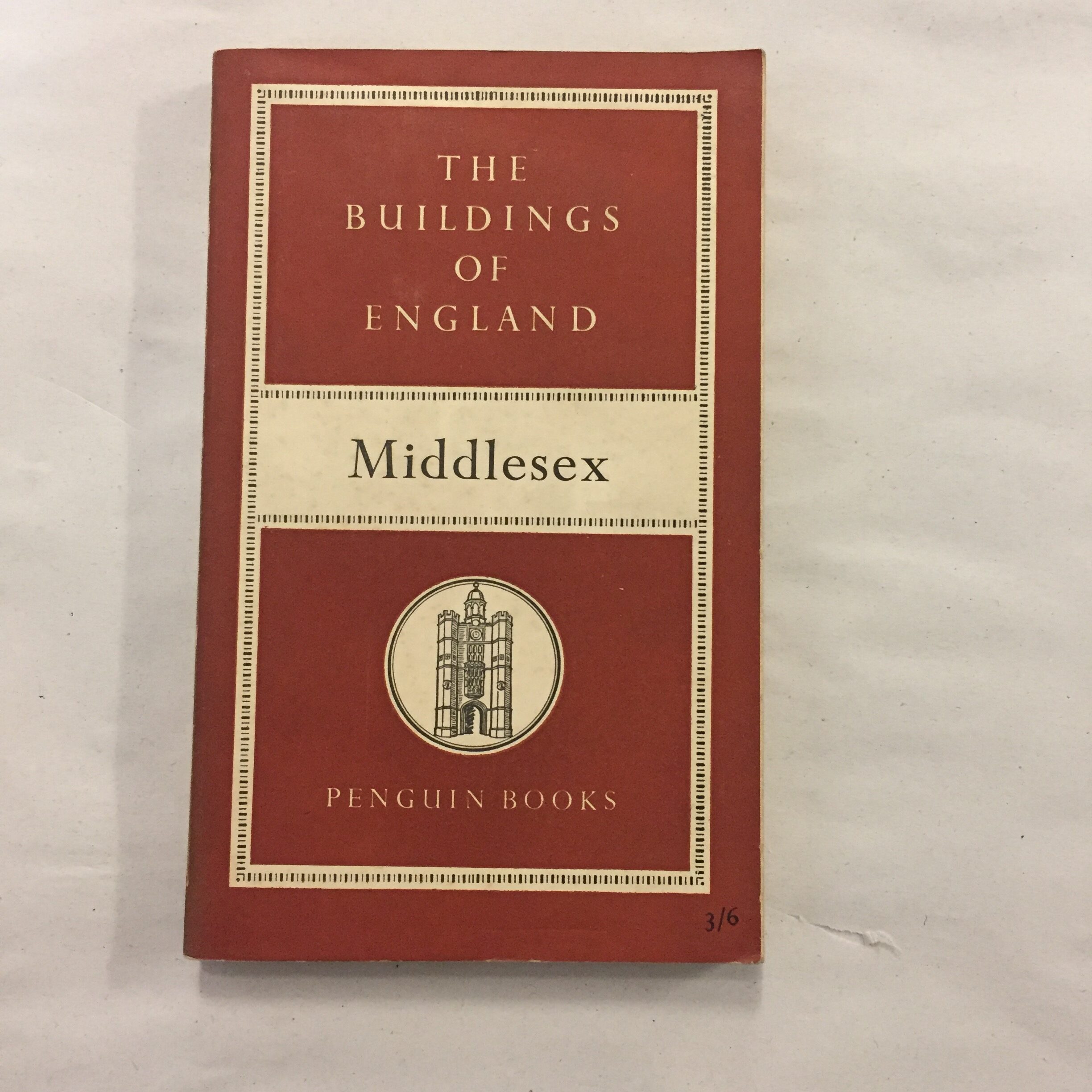 Middlesex: The Buildings of England by Nikolaus Pevsner, published by Penguin Books