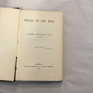Alfred Tennyson Books