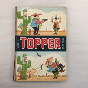 The Topper Book 1965 annual, published by D.C. Thomson & Co, featuring comic artwork with the character Figaro on a western-themed glossy pictorial cover